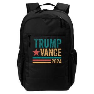 Trump Vance 2024 Retro Stripe Trump Jd Vance Daily Commute Backpack