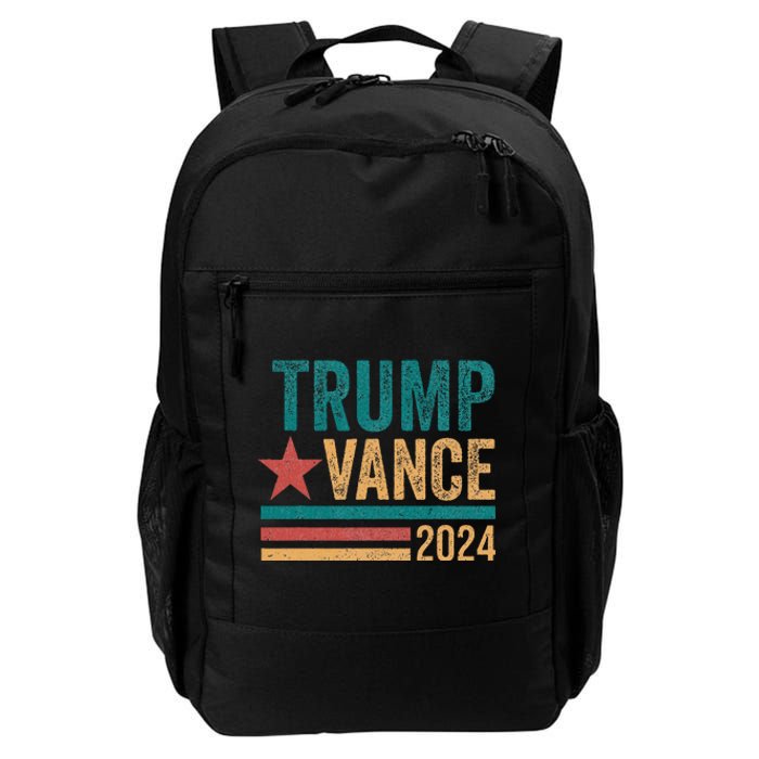 Trump Vance 2024 Retro Stripe Trump Jd Vance Daily Commute Backpack