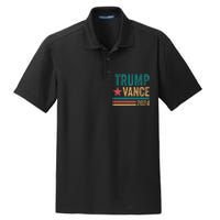 Trump Vance 2024 Retro Stripe Trump Jd Vance Dry Zone Grid Polo