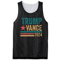 Trump Vance 2024 Retro Stripe Trump Jd Vance Mesh Reversible Basketball Jersey Tank