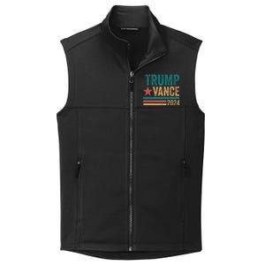 Trump Vance 2024 Retro Stripe Trump Jd Vance Collective Smooth Fleece Vest