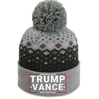 Trump Vance 2024 Republican Vp Presidential Election Trump 2024 Trumpvance 2024 The Baniff Cuffed Pom Beanie