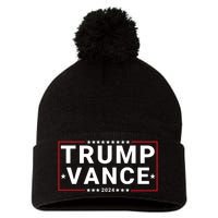 Trump Vance 2024 Republican Vp Presidential Election Trump 2024 Trumpvance 2024 Pom Pom 12in Knit Beanie