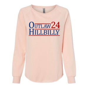 Trump Vance 2024 Funny Outlaw Hillbilly Womens California Wash Sweatshirt