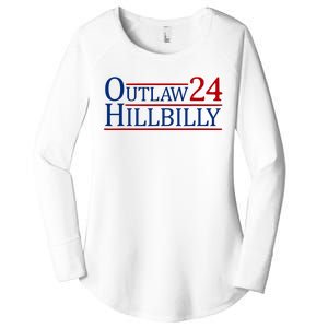 Trump Vance 2024 Funny Outlaw Hillbilly Women's Perfect Tri Tunic Long Sleeve Shirt