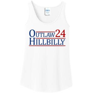 Trump Vance 2024 Funny Outlaw Hillbilly Ladies Essential Tank