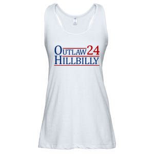 Trump Vance 2024 Funny Outlaw Hillbilly Ladies Essential Flowy Tank