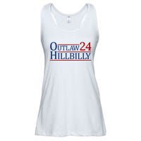 Trump Vance 2024 Funny Outlaw Hillbilly Ladies Essential Flowy Tank