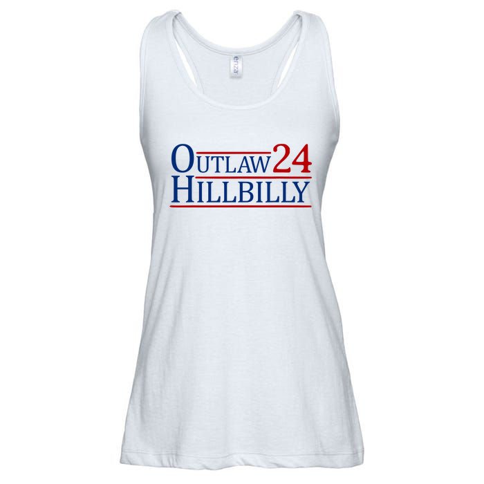 Trump Vance 2024 Funny Outlaw Hillbilly Ladies Essential Flowy Tank