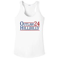 Trump Vance 2024 Funny Outlaw Hillbilly Ladies PosiCharge Competitor Racerback Tank