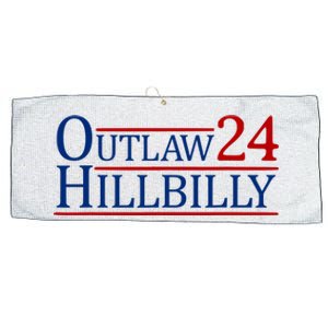 Trump Vance 2024 Funny Outlaw Hillbilly Large Microfiber Waffle Golf Towel