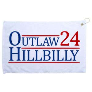 Trump Vance 2024 Funny Outlaw Hillbilly Grommeted Golf Towel