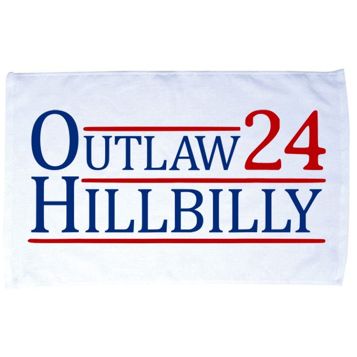 Trump Vance 2024 Funny Outlaw Hillbilly Microfiber Hand Towel