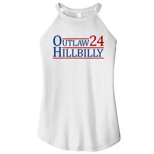 Trump Vance 2024 Funny Outlaw Hillbilly Women's Perfect Tri Rocker Tank