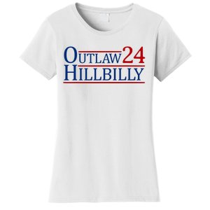 Trump Vance 2024 Funny Outlaw Hillbilly Women's T-Shirt