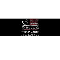 Trump Vance 2024 Retro Stripe Trump Jd Vance Bumper Sticker