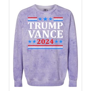 Trump Vance 2024 For President Vp Usa Election Colorblast Crewneck Sweatshirt