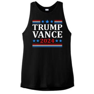 Trump Vance 2024 For President Vp Usa Election Ladies PosiCharge Tri-Blend Wicking Tank