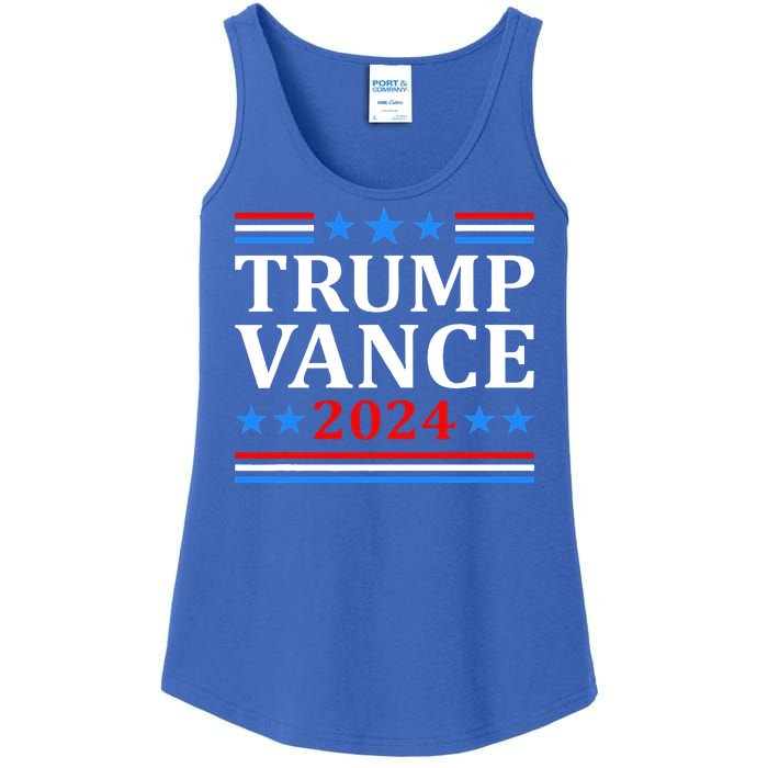 Trump Vance 2024 For President Vp Usa Election Ladies Essential Tank