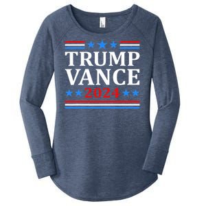 Trump Vance 2024 For President Vp Usa Election Women's Perfect Tri Tunic Long Sleeve Shirt