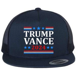 Trump Vance 2024 For President Vp Usa Election Flat Bill Trucker Hat