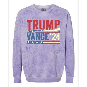 Trump Vance 2024 Vice President Vp For President Usa Colorblast Crewneck Sweatshirt