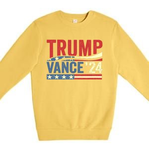 Trump Vance 2024 Vice President Vp For President Usa Premium Crewneck Sweatshirt