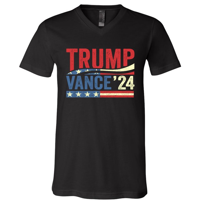 Trump Vance 2024 Vice President Vp For President Usa V-Neck T-Shirt