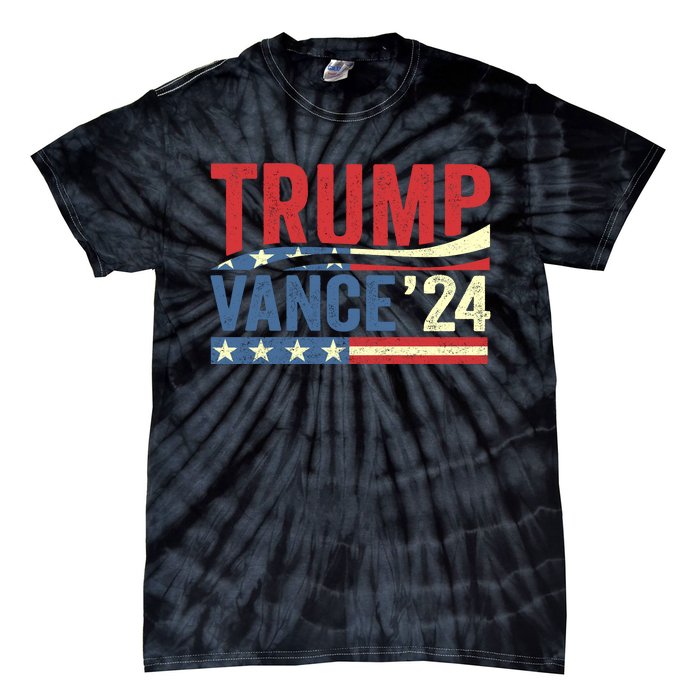 Trump Vance 2024 Vice President Vp For President Usa Tie-Dye T-Shirt