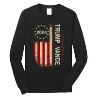 Trump Vance 2024 Vice President Vp For President Usa Long Sleeve Shirt