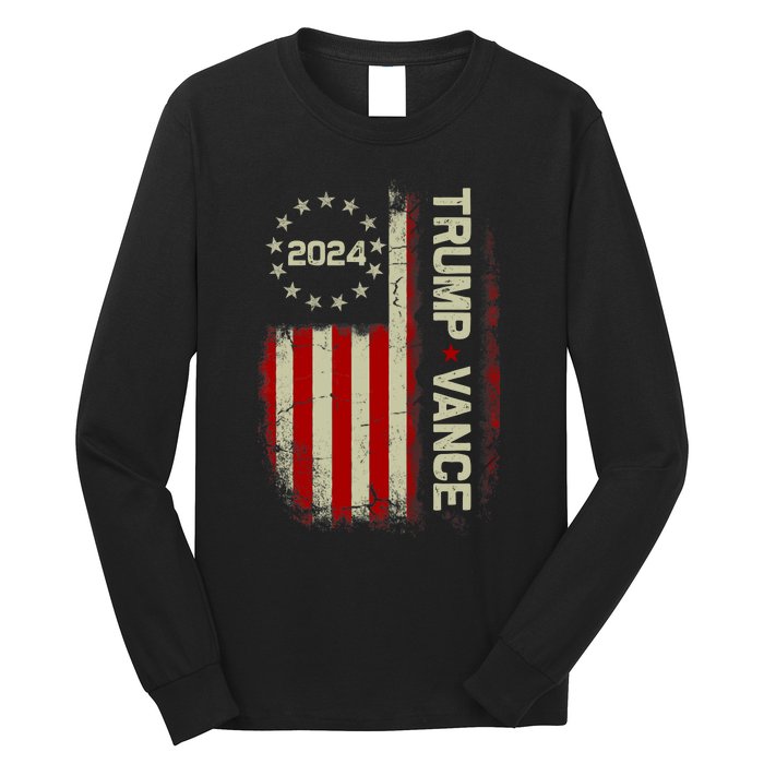 Trump Vance 2024 Vice President Vp For President Usa Long Sleeve Shirt