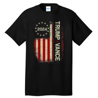 Trump Vance 2024 Vice President Vp For President Usa Tall T-Shirt