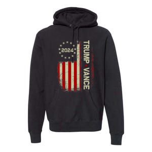 Trump Vance 2024 Vice President Vp For President Usa Premium Hoodie