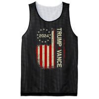 Trump Vance 2024 Vice President Vp For President Usa Mesh Reversible Basketball Jersey Tank