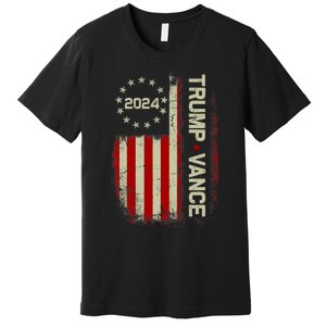 Trump Vance 2024 Vice President Vp For President Usa Premium T-Shirt