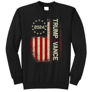 Trump Vance 2024 Vice President Vp For President Usa Tall Sweatshirt