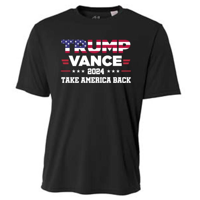 Trump Vance 2024 Vice President Vp For President Usa Cooling Performance Crew T-Shirt