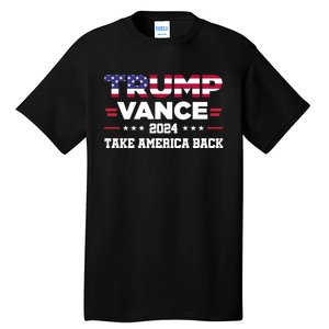 Trump Vance 2024 Vice President Vp For President Usa Tall T-Shirt