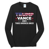 Trump Vance 2024 Vice President Vp For President Usa Tall Long Sleeve T-Shirt