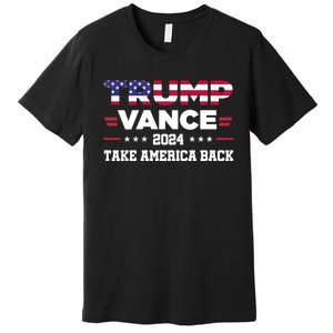 Trump Vance 2024 Vice President Vp For President Usa Premium T-Shirt