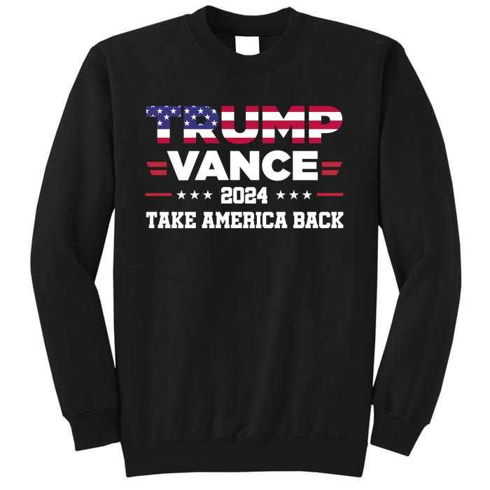 Trump Vance 2024 Vice President Vp For President Usa Tall Sweatshirt