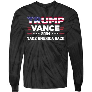 Trump Vance 2024 Vice President Vp For President Usa Tie-Dye Long Sleeve Shirt