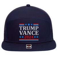 Trump Vance 2024 United States Presidential Election 7 Panel Mesh Trucker Snapback Hat