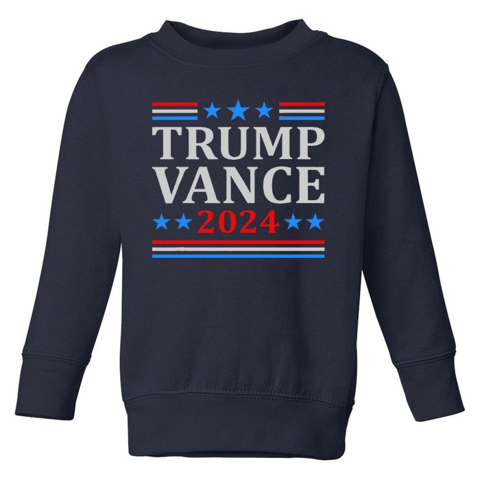 Trump Vance 2024 United States Presidential Election Toddler Sweatshirt