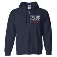 Trump Vance 2024 United States Presidential Election Full Zip Hoodie