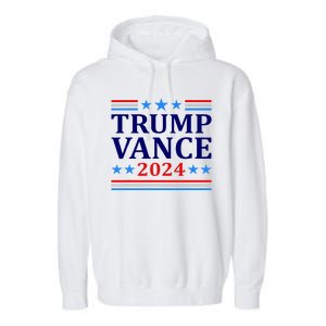 Trump Vance 2024 United States Presidential Election Garment-Dyed Fleece Hoodie