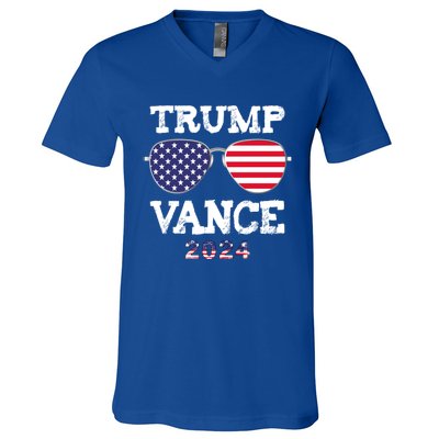 Trump Vance 2024 President Trump Supporter Reelection V-Neck T-Shirt