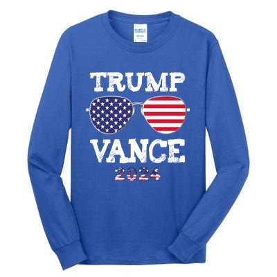 Trump Vance 2024 President Trump Supporter Reelection Tall Long Sleeve T-Shirt