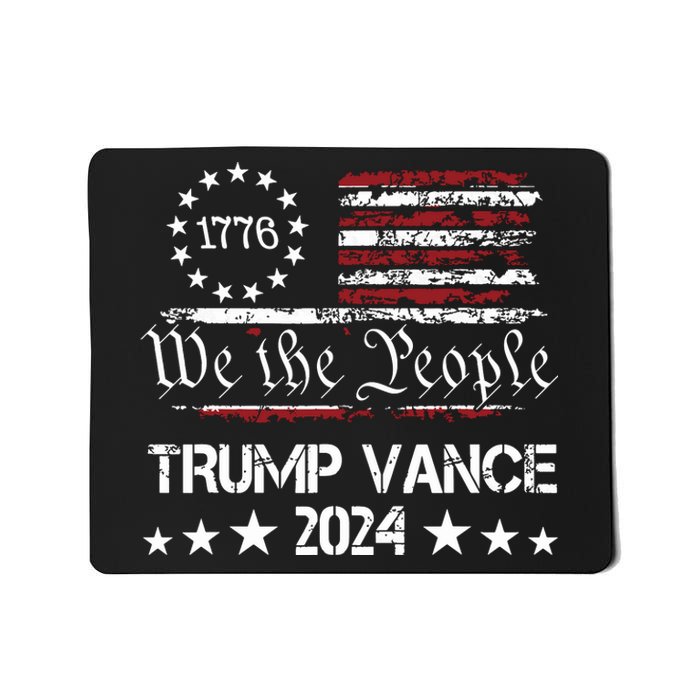 Trump Vance 2024 President Trump Supporter Reelection Mousepad