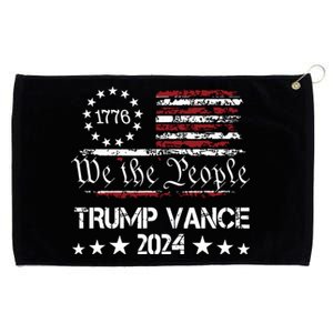 Trump Vance 2024 President Trump Supporter Reelection Grommeted Golf Towel